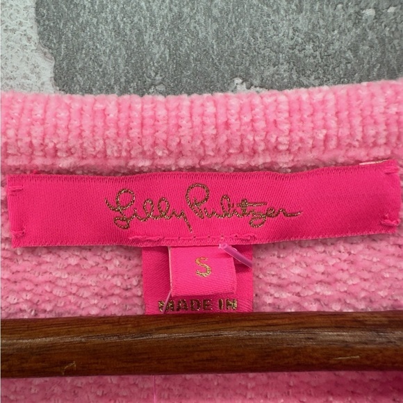 NWT Lilly Pulitzer Pippin Sweater Mandevilla Baby Pink Size Small - Picture 3 of 7